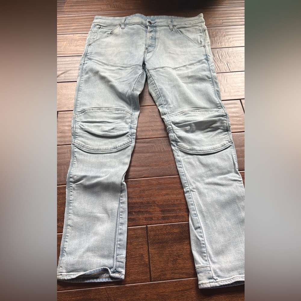 G-Star Men's Light Blue Relaxed Jeans